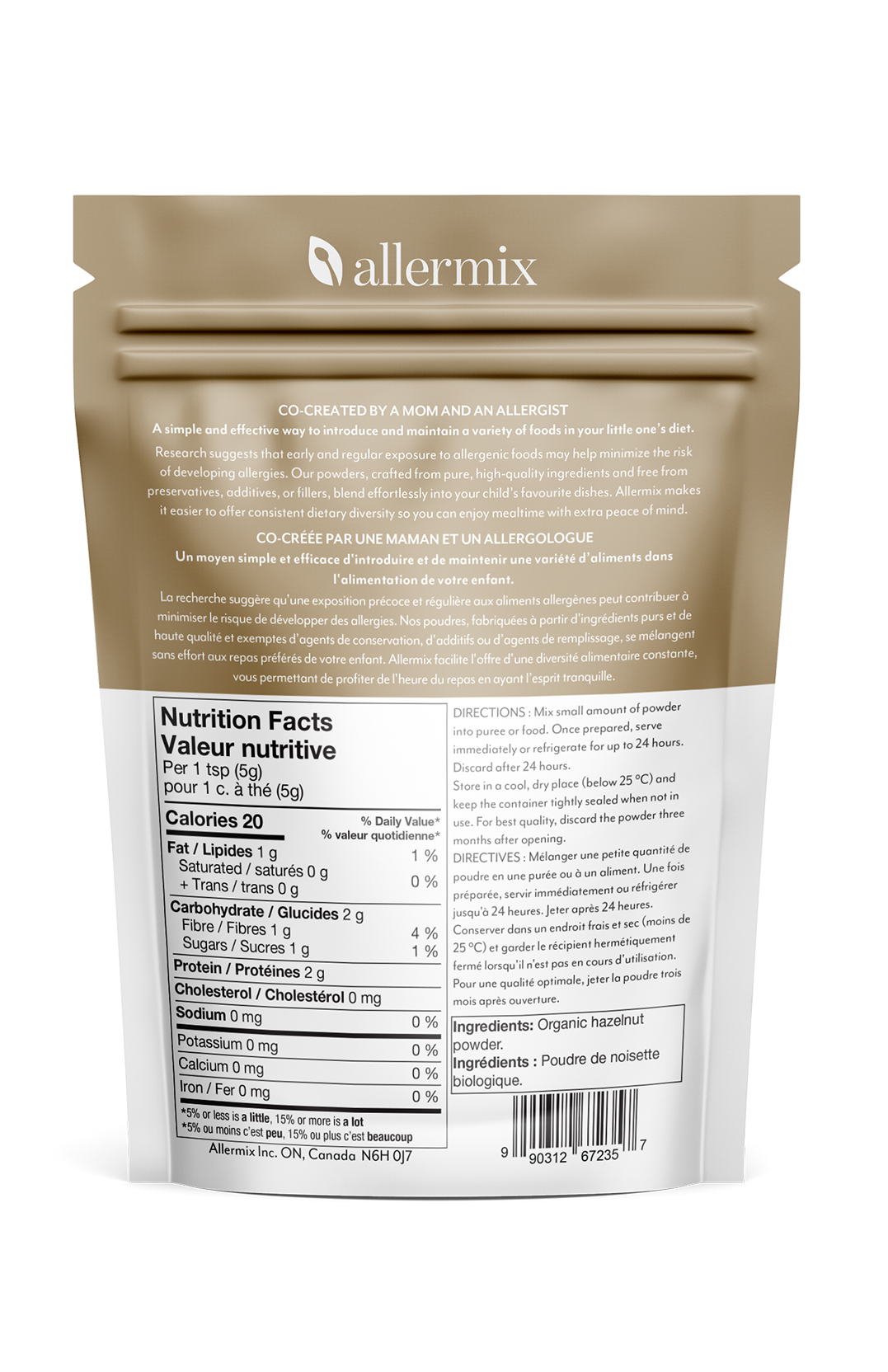 Organic Hazelnut Powder | Baby Friendly Hazelnut Introduction