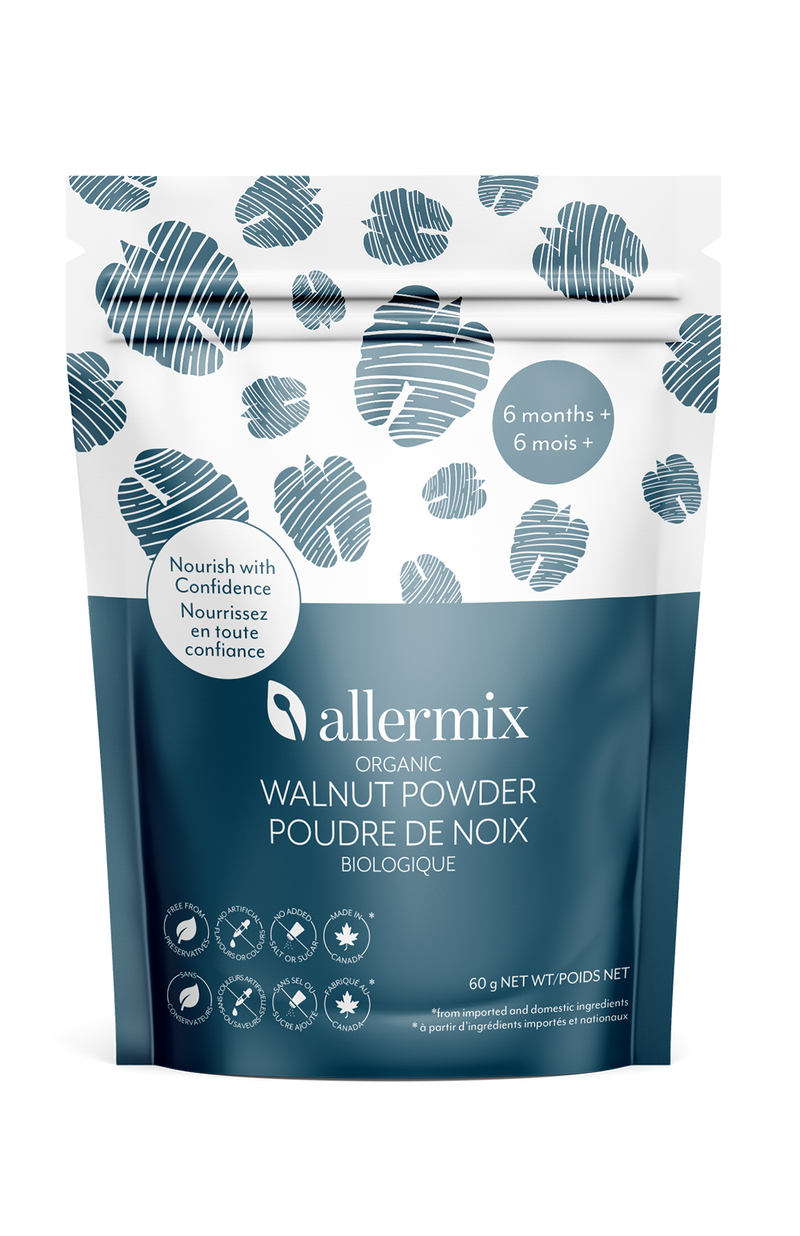 allermix organic walnut powder fine texture