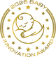 Gold emblem for the Allermix 2026 Baby Innovation Award Winner