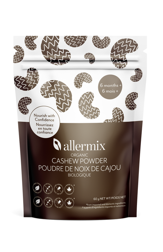 allermix organic cashew powder fine texture