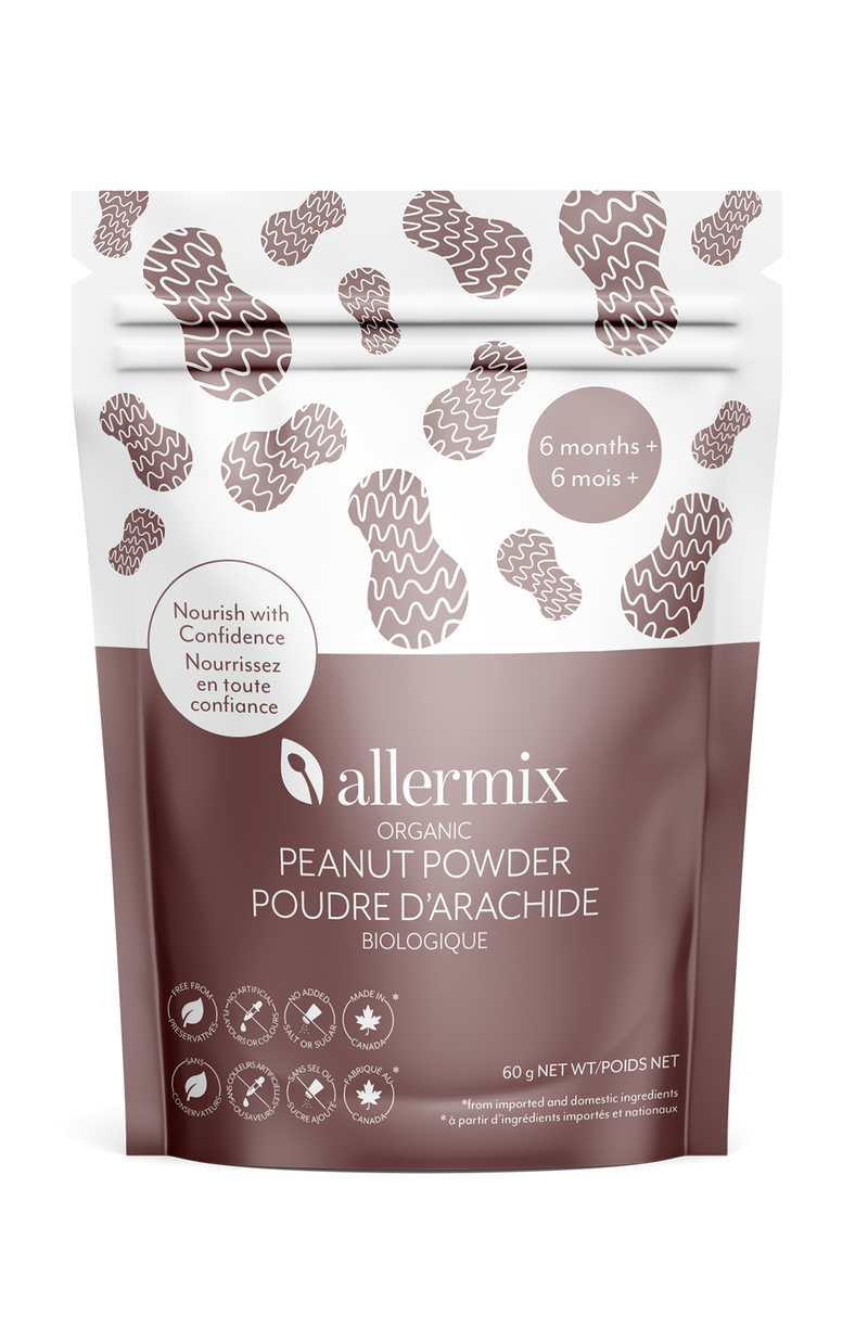 allermix organic peanut powder fine texture